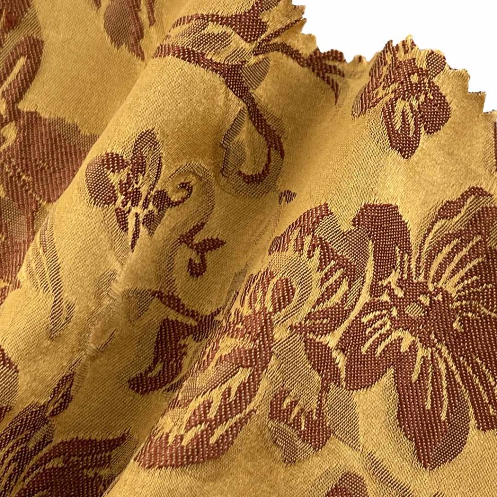 100% Polyester Brocade Ripstop Crisp Hand Feel Fabric Curtain Table Runner MHA462