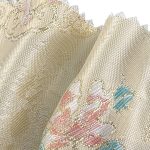 100% Polyester Brocade Ripstop Crisp Hand Feel Fabric Curtain Evening Dress N2435