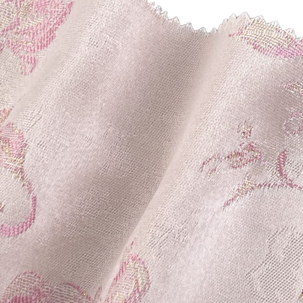 41% Tencel 23% Polyamide 30% Polyester Brocade Ripstop Crisp Hand Feel Fabric Curtain Table Runner N2704