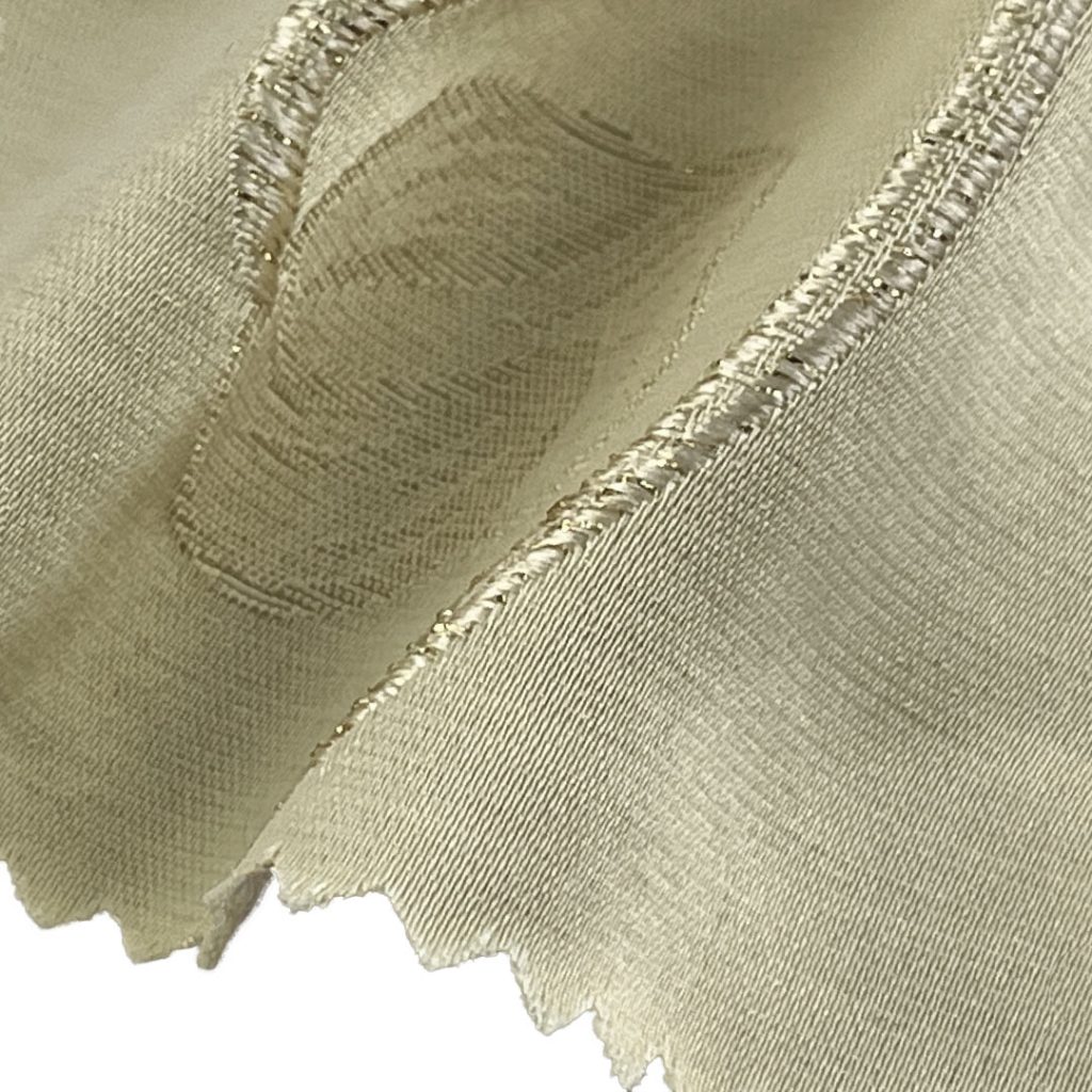 100% Polyester Brocade Ripstop Crisp Hand Feel Fabric Bed Runner Bridal Dress P12867