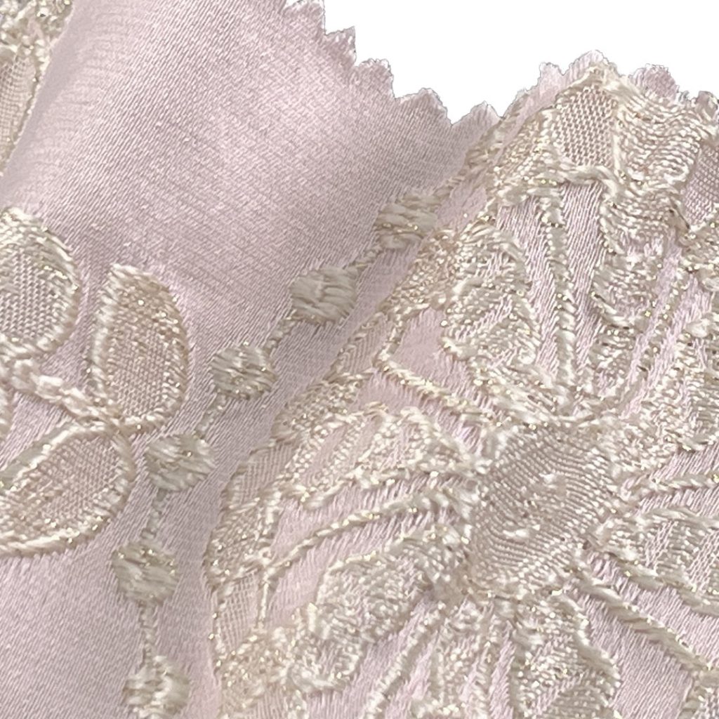 100% Polyester Brocade Ripstop Crisp Hand Feel Fabric Curtain Bed Runner P12884