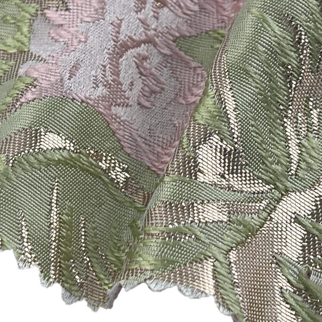 100% Polyester Brocade Ripstop Crisp Hand Feel Fabric Evening Dress Bed Runner P13000