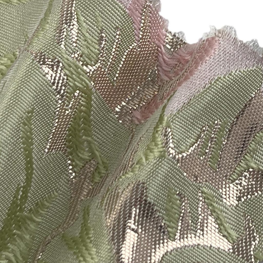 100% Polyester Brocade Ripstop Crisp Hand Feel Fabric Evening Dress Bed Runner P13000