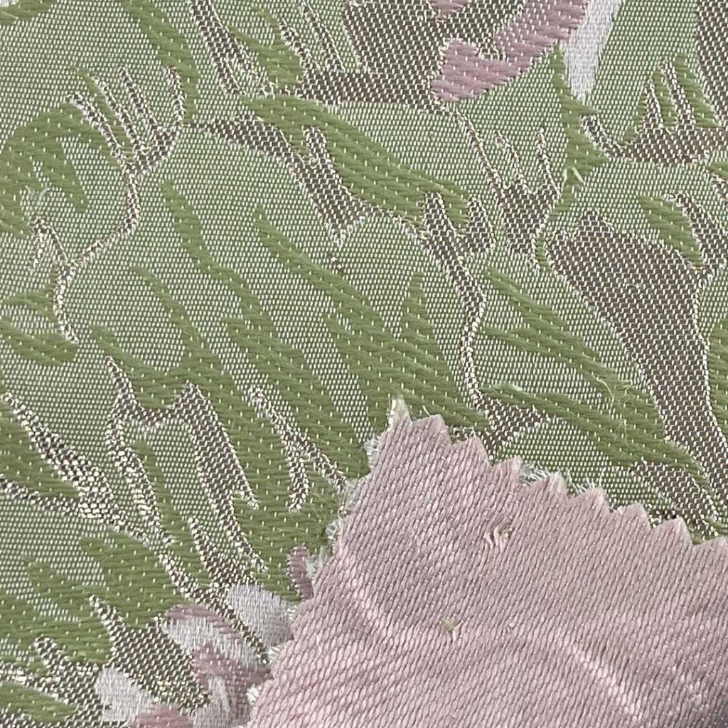 100% Polyester Brocade Ripstop Crisp Hand Feel Fabric Evening Dress Bed Runner P13000