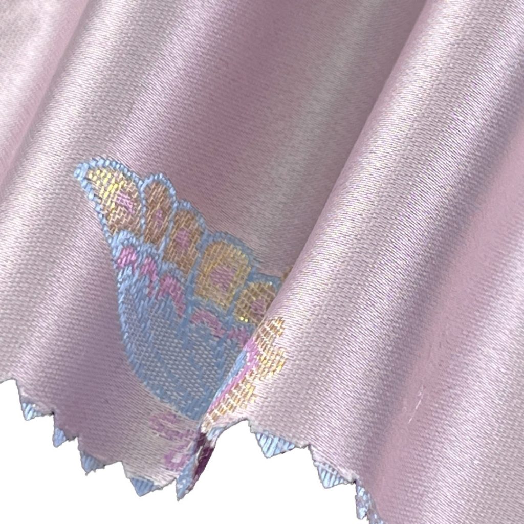 100% Polyester Brocade Ripstop Crisp Hand Feel Fabric Curtain Wedding Dress P13052