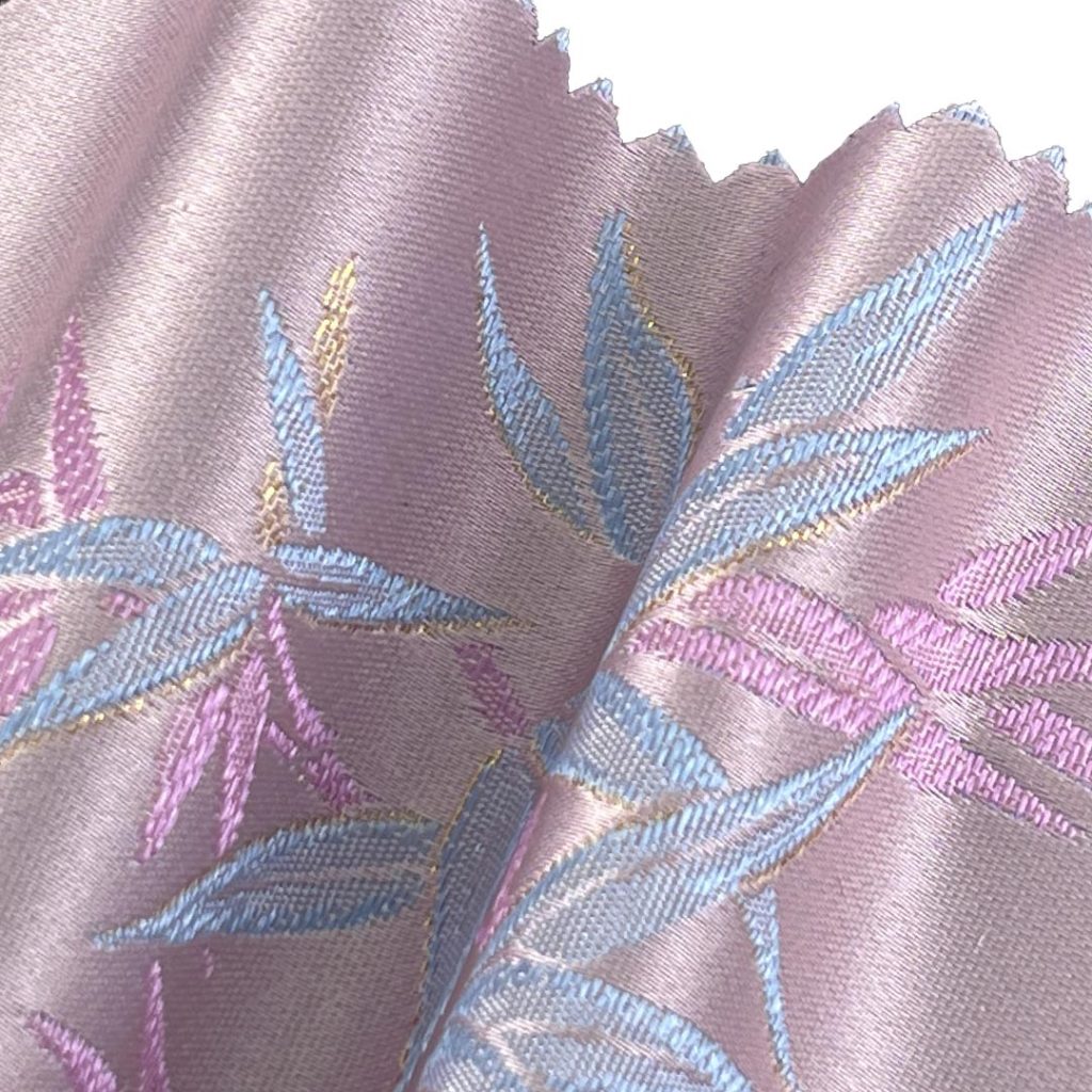 100% Polyester Brocade Ripstop Crisp Hand Feel Fabric Curtain Wedding Dress P13052