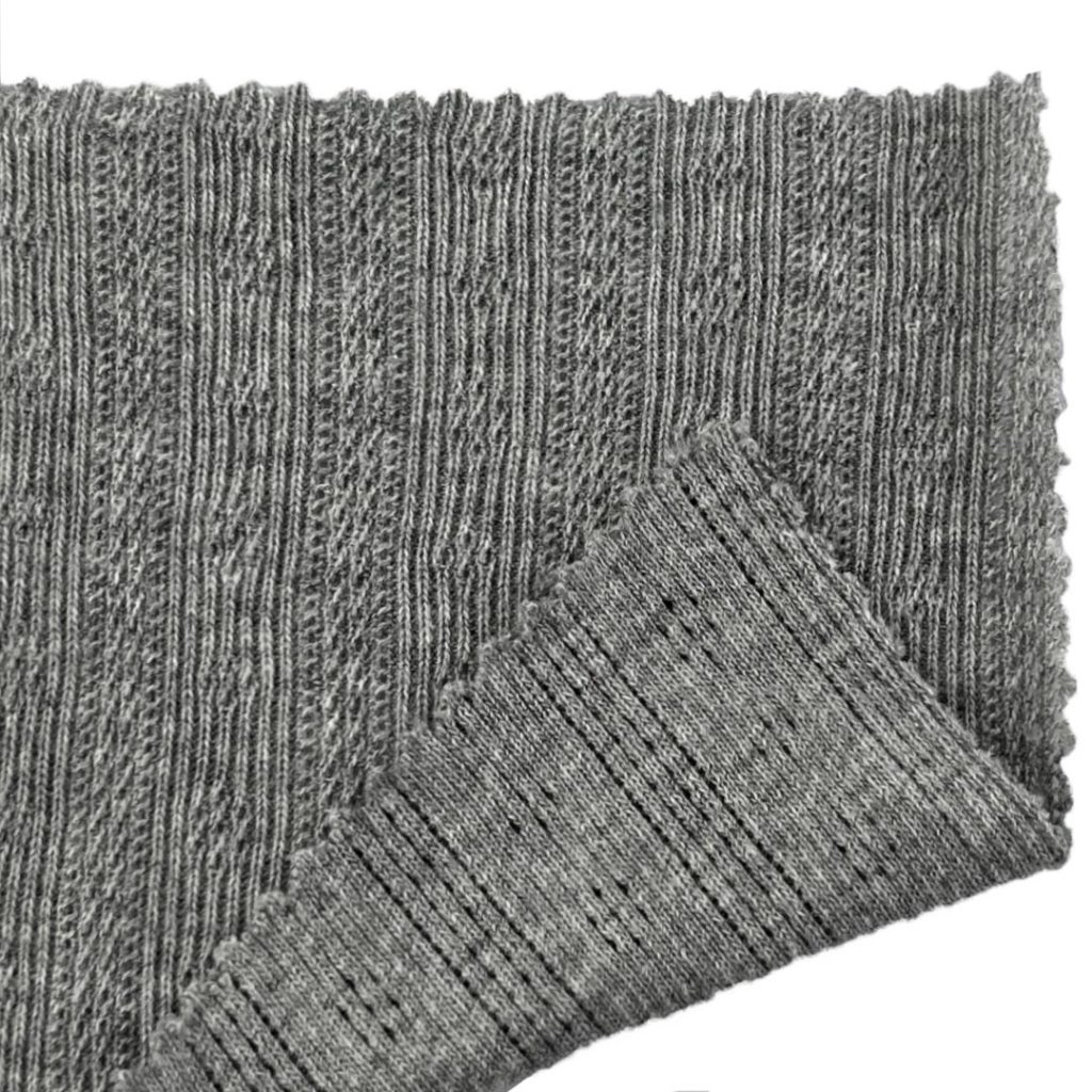 200gsm (7.1 oz) 100% Cotton Pointelle Textured Soft Hand Feel Fabric Cardigan Dress R0115789