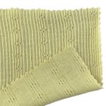 200gsm (7.1 oz) 100% Cotton Pointelle Textured Soft Hand Feel Fabric Cardigan Long Sleeve Shirt R0115790