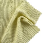 200gsm (7.1 oz) 100% Cotton Pointelle Textured Soft Hand Feel Fabric Cardigan Long Sleeve Shirt R0115790