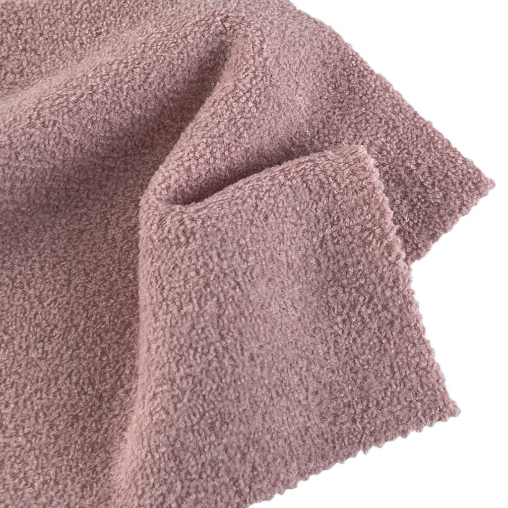 460gsm (16.2 oz) Front 29% Viscose 71% Polyester Back 95% Polyester 5% Spandex Towel Soft Hand Feel Fabric Sweater Sleepwear RF7101-1#