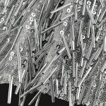 100% Polyester Beaded Glossy Shiny Fabric Craft Skirt RT06