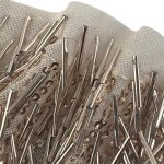 100% Polyester Beaded Shiny Glossy Fabric Dress Craft RT12