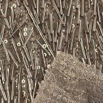 100% Polyester Beaded Shiny Glossy Fabric Dress Craft RT12