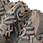 100% Polyester Brocade Ripstop Crisp Hand Feel Fabric Curtain Evening Dress S2183