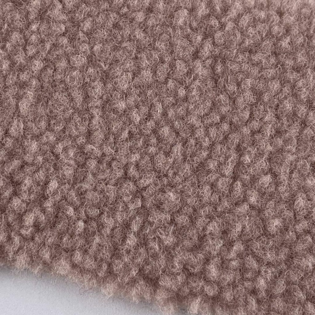 100% Polyester Sherpa Soft Hand Feel Fabric Coat Jacket Hoodie 53242#