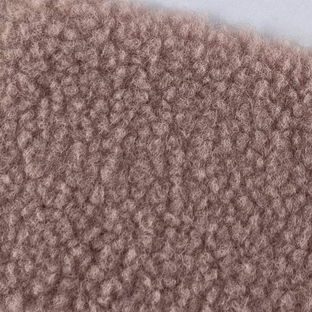 100% Polyester Sherpa Soft Hand Feel Fabric Coat Jacket Hoodie 53242#