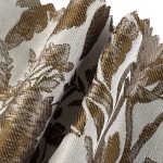 100% Polyester Brocade Crisp Hand Feel Ripstop Fabric Bed Runner Table Runner Curtain SF-3109