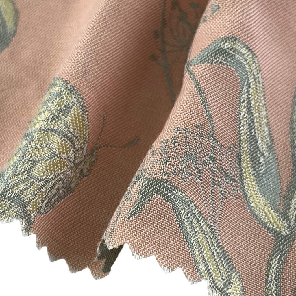 100% Polyester Brocade Crisp Hand Feel Ripstop Fabric Table Runner Curtain SF-3440