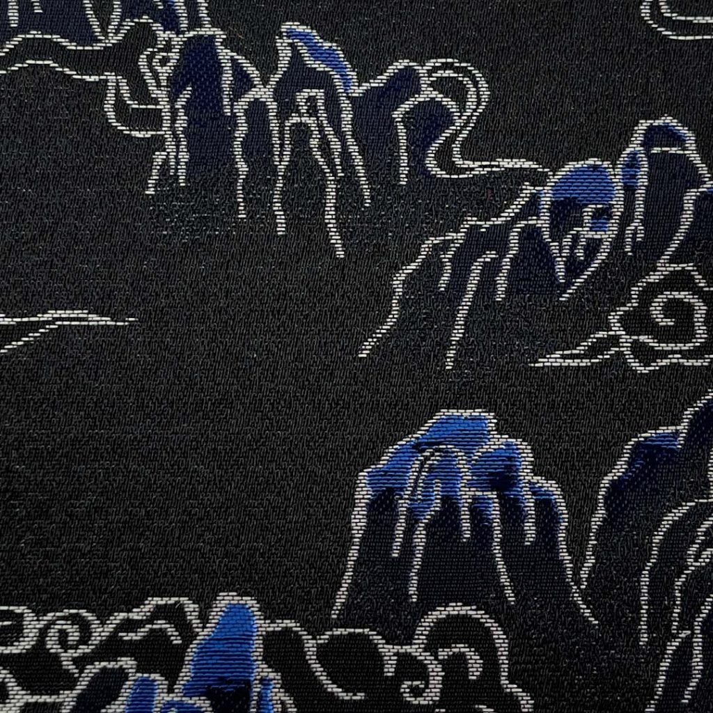 100% Polyester Brocade Ripstop Crisp Hand Feel Fabric Bed Runner Curtain Evening Dress SF-3558