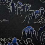 100% Polyester Brocade Ripstop Crisp Hand Feel Fabric Bed Runner Curtain Evening Dress SF-3558