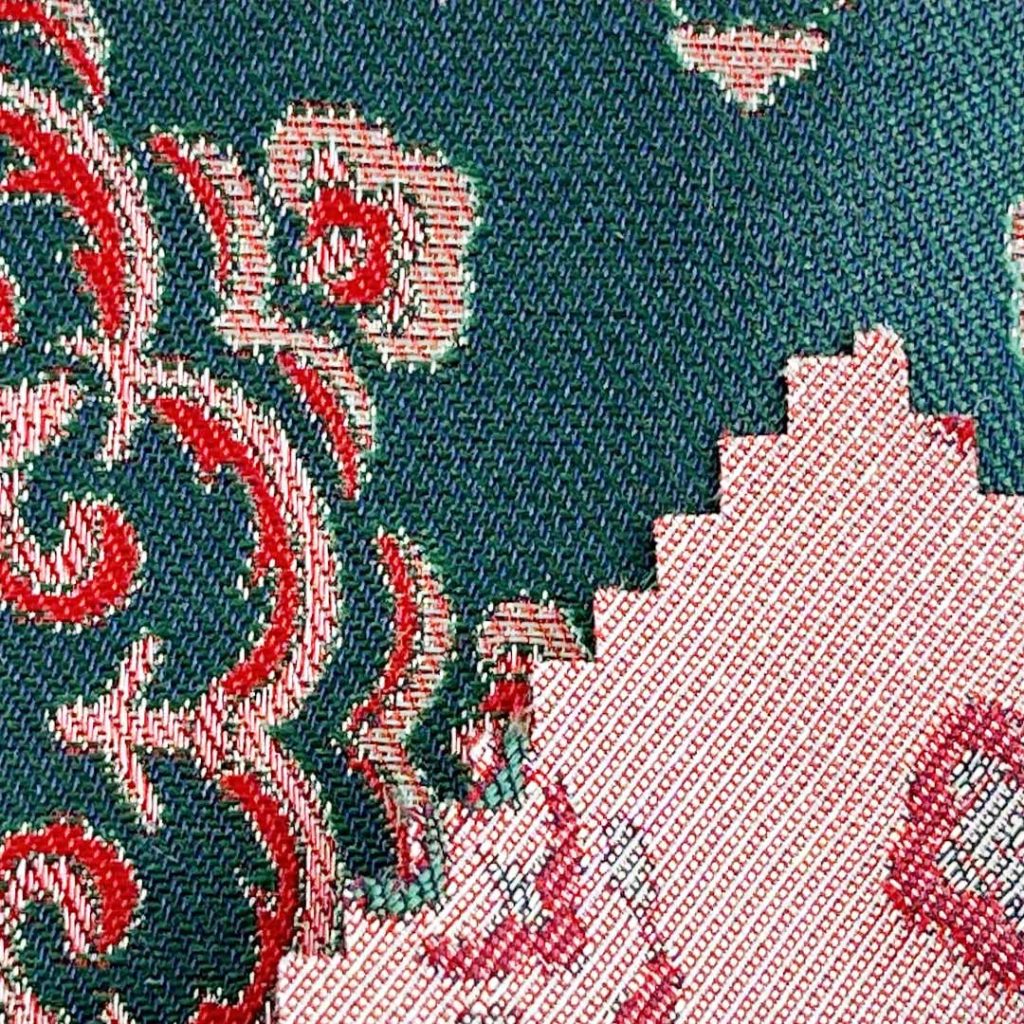 100% Polyester Brocade Crisp Hand Feel Ripstop Fabric Bed Runner Table Runner Evening Gown SF-3578