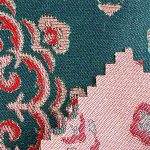 100% Polyester Brocade Crisp Hand Feel Ripstop Fabric Bed Runner Table Runner Evening Gown SF-3578