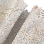 100% Polyester Brocade Crisp Hand Feel Ripstop Fabric Bed Runner Wedding Dress SF3023