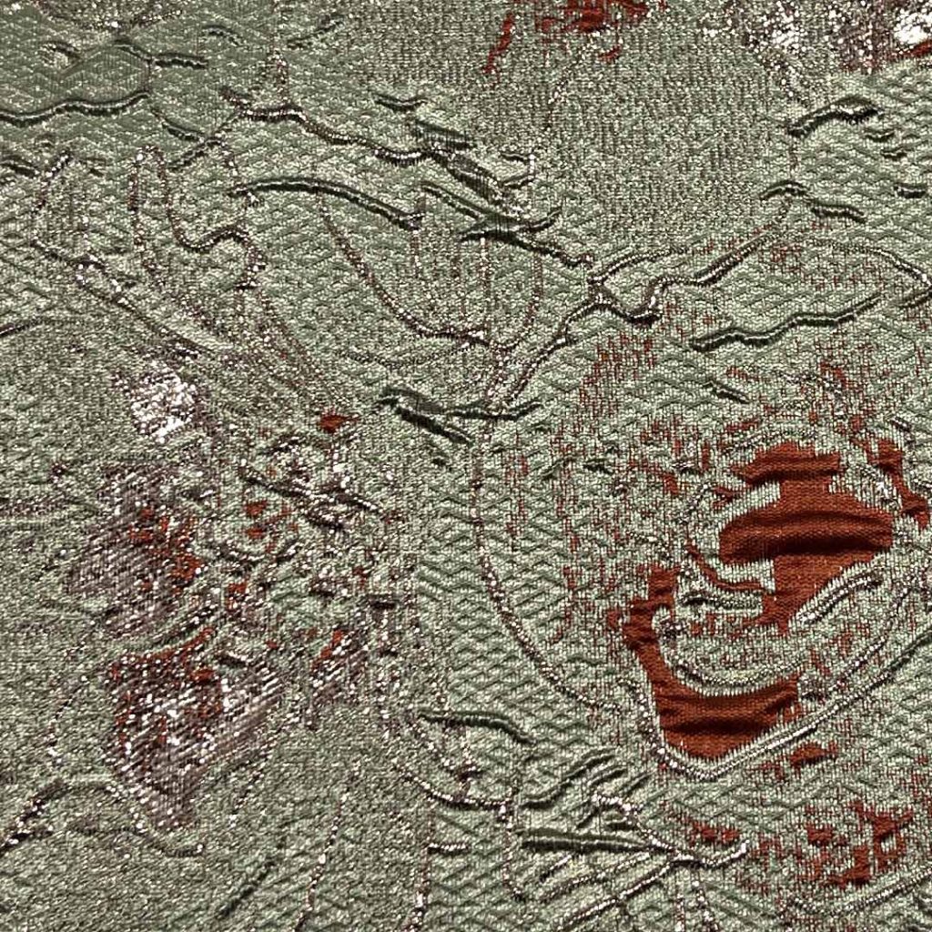 100% Polyester Brocade Ripstop Crisp Hand Feel Fabric Table Runner Evening Dress TY3036