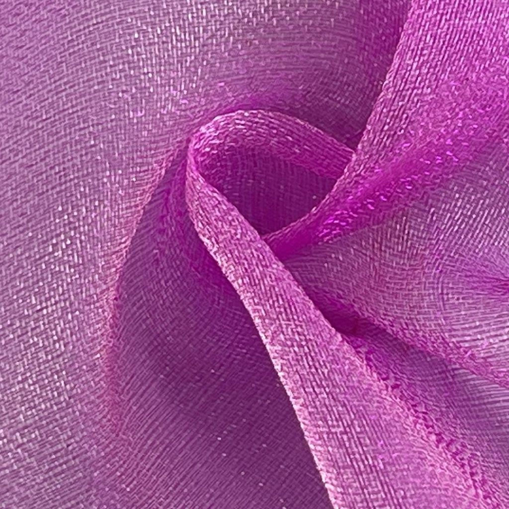 100% Polyester Organdy Glossy Translucent Fabric Costume Dress WY01