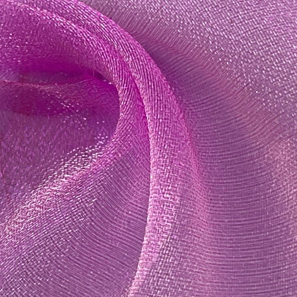 100% Polyester Organdy Glossy Translucent Fabric Costume Dress WY01