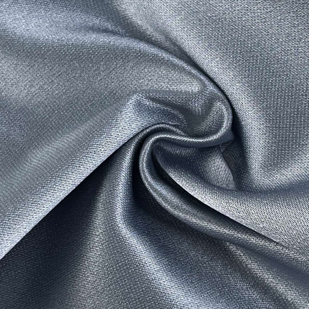 205gsm (7.2 oz) 100% Polyester Satin Glossy Smooth Hand Feel Fabric Blouse Evening Dress XXF01