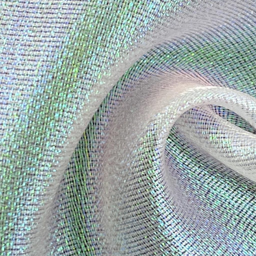 100% Polyester Organdy Glossy Translucent Fabric Evening Dress Costume XHY02