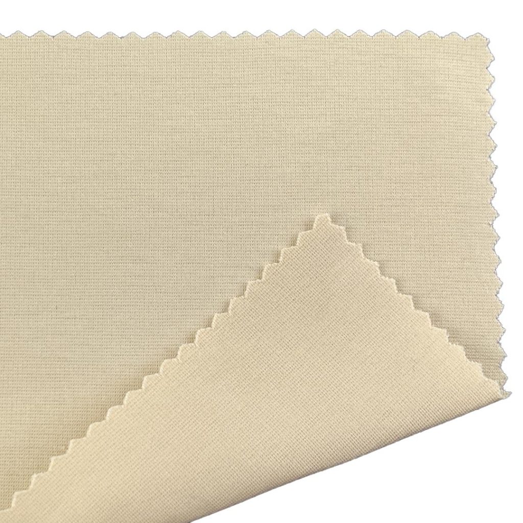 220gsm (7.8 oz) 63% Cotton 33% Polyester 4% Spandex Ponti Roma Smooth Hand Feel Fabric Dress Streetwear Y2214