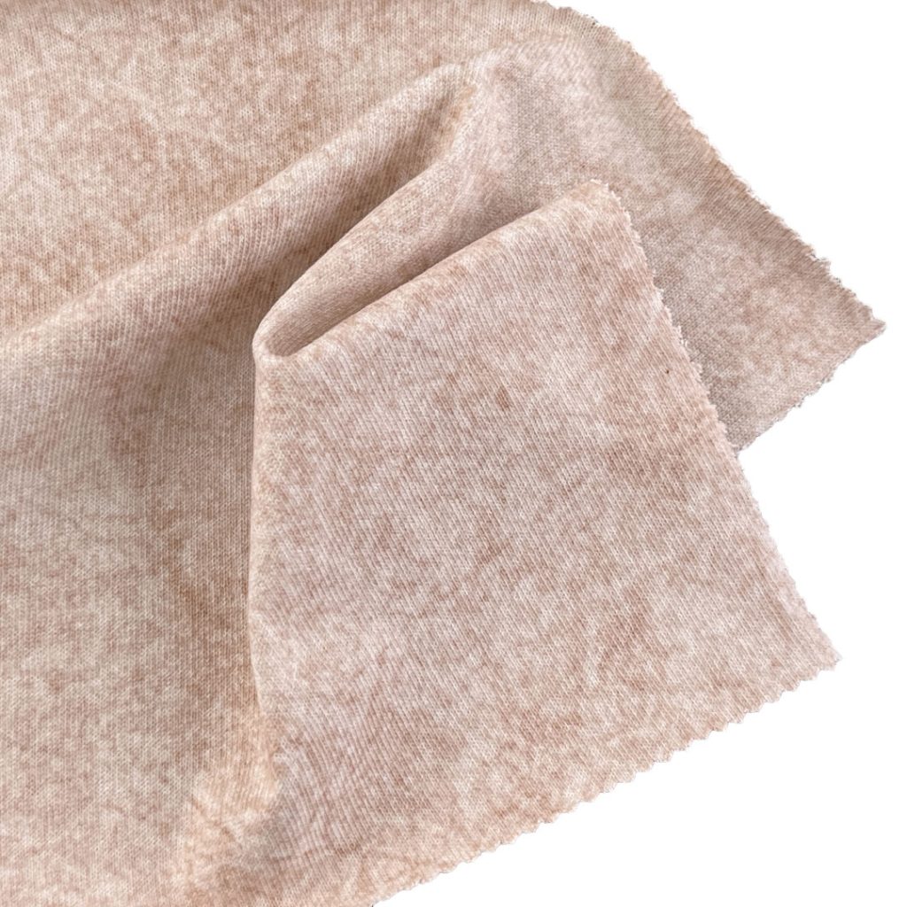 230gsm (8.1 oz) 100% Cotton Single Jersey Acid Wash Fabric Long Sleeve Shirt T-shirt Y3052