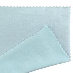 190gsm (6.7 oz) 66% Polyester 29% Viscose 5% Spandex Heat-retaining Soft Hand Feel Fabric Dress Pajamas Y646