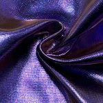 70gsm (2.5 oz) 100% Polyester Foil Iridescent Shiny Smooth Hand Feel Fabric Tops Skirt Y6751