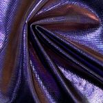 70gsm (2.5 oz) 100% Polyester Foil Iridescent Shiny Smooth Hand Feel Fabric Tops Skirt Y6751