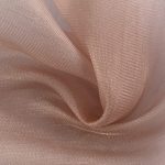 100% Polyester Organdy Glossy Translucent Fabric Evening Dress Skirt YH03