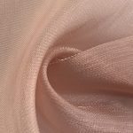 100% Polyester Organdy Glossy Translucent Fabric Evening Dress Skirt YH03