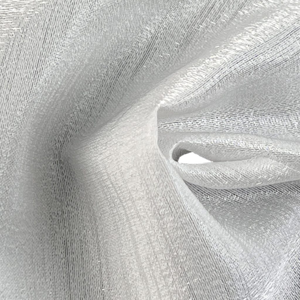 100% Polyester Organdy Glossy Translucent Fabric Blouse Evening Dress YH04