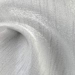 100% Polyester Organdy Glossy Translucent Fabric Blouse Evening Dress YH04