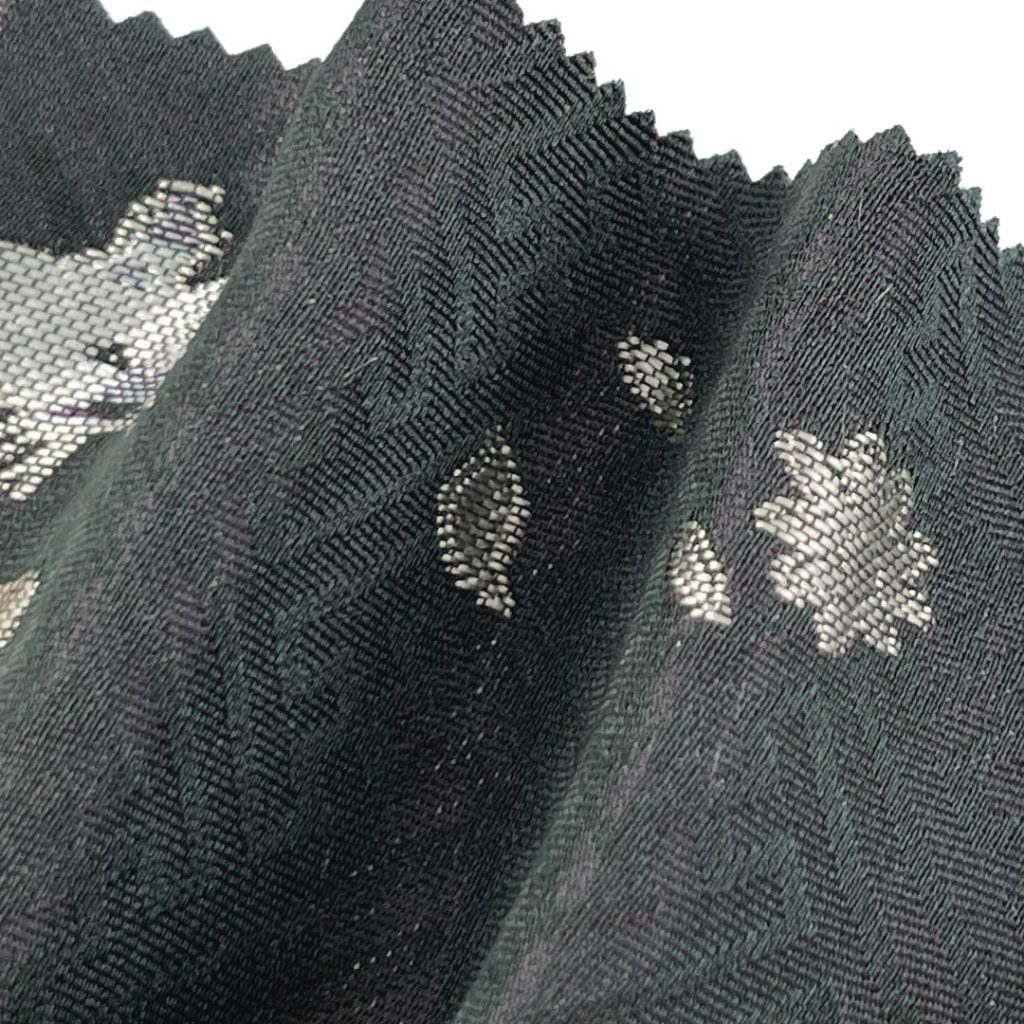 100% Polyester Brocade Crisp Hand Feel Fabric Bed Runner Table Runner Curtain YJ60031#