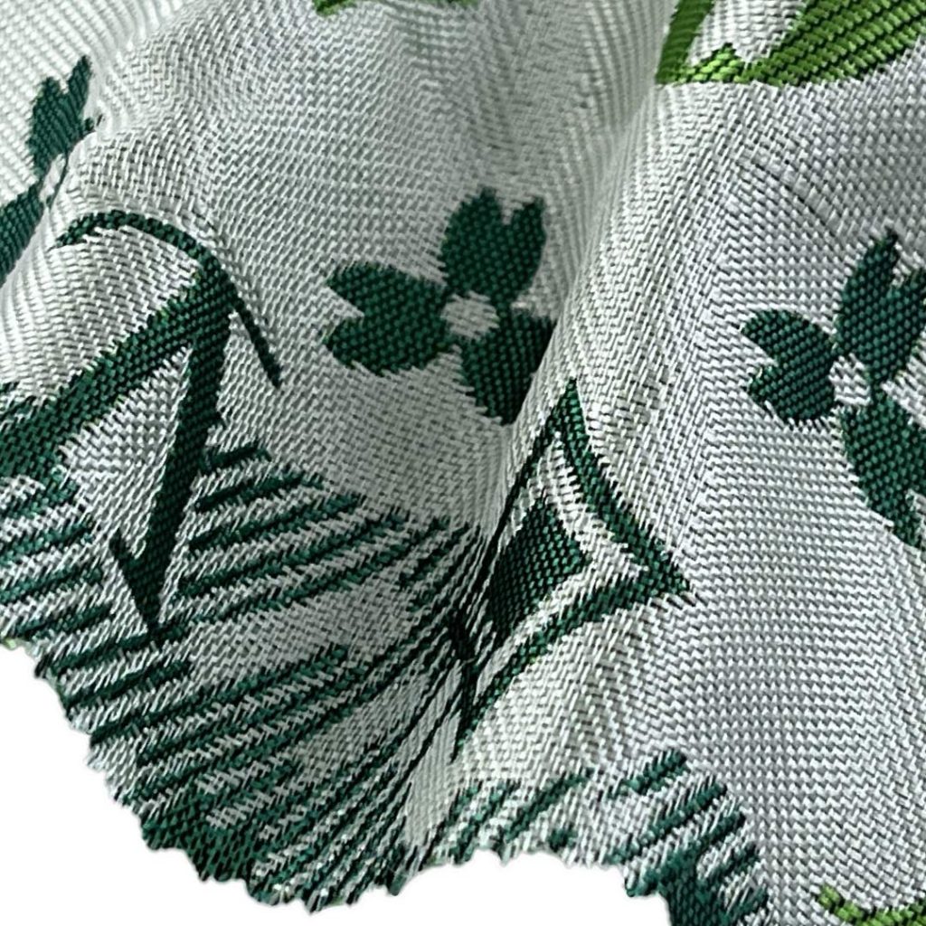 100% Polyester Brocade Ripstop Crisp Hand Feel Fabric Bed Runner Curtain Evening Gown YJ90017#