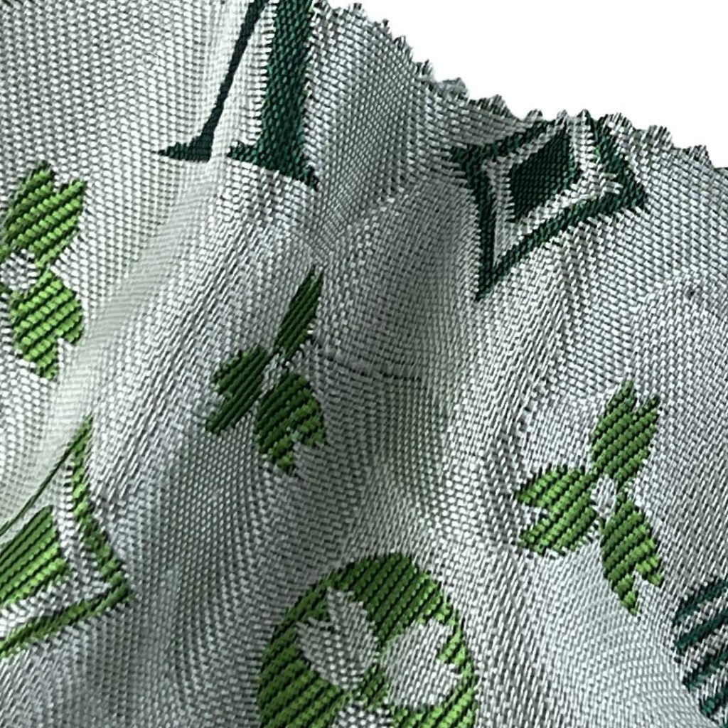 100% Polyester Brocade Ripstop Crisp Hand Feel Fabric Bed Runner Curtain Evening Gown YJ90017#