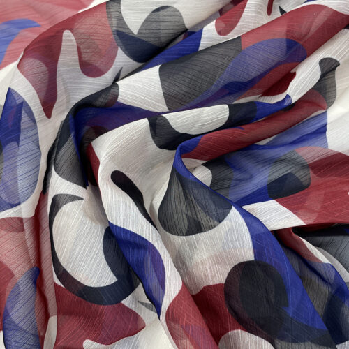 40gsm 100% Polyester Crepe Fabric 1K03
