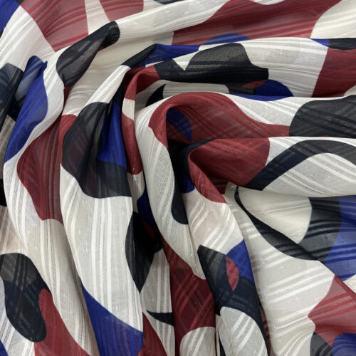 80gsm 100% Polyester Chiffon Fabric 1K18