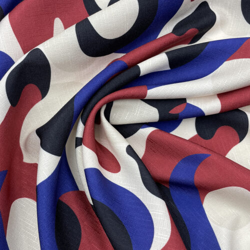 130gsm 100% Polyester Slub Fabric 1K21