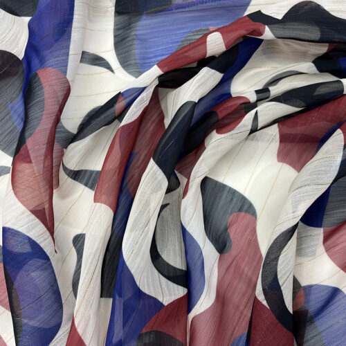 70gsm 100% Polyester Chiffon Fabric 1K23