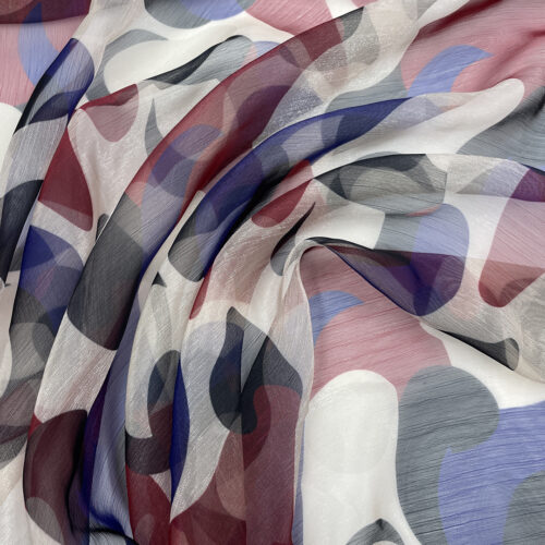 40gsm 100% Polyester Chiffon Fabric 1K37