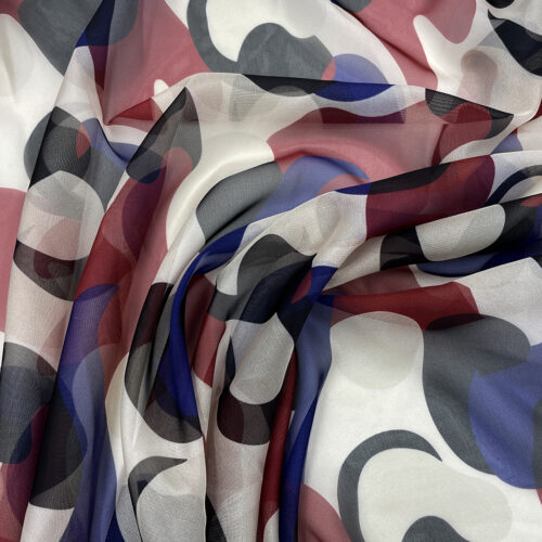 30gsm 100% Polyester Chiffon Fabric 1K43